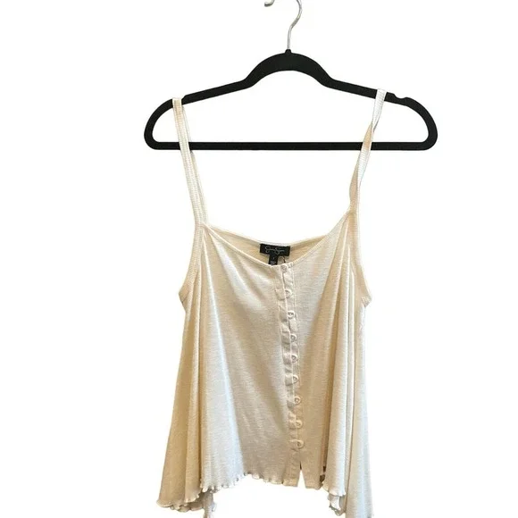 NWT JESSICA SIMPSON Gwen Tank in Gardenia, Medium - Picture 2 of 8